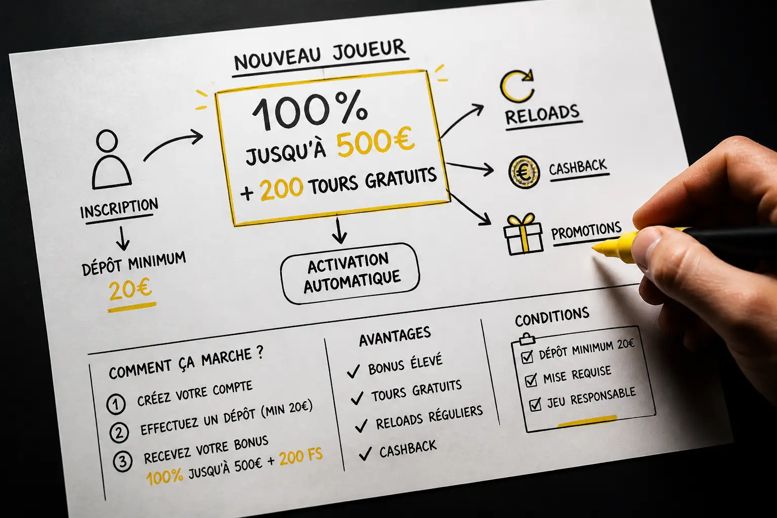 Spinsy Casino Bonus – Offre de Bienvenue et Promotions 2026 visual guide for Spinsy Casino